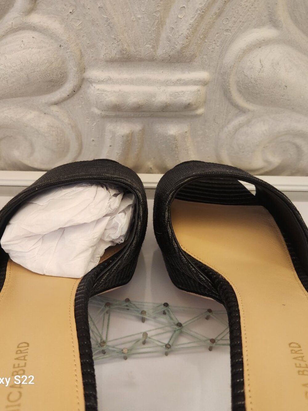 Veronica Beard "Dali" Black Leather Block Heels Platforms Sandals. NIB. Size 10 - Picture 7 of 16